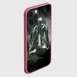 Чехол для iPhone 12 Pro Exhale - Thousand Foot Krutch, цвет: 3D-малиновый — фото 2