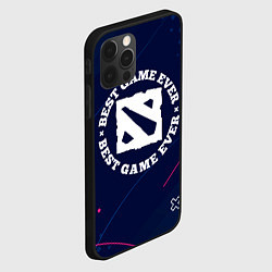 Чехол для iPhone 12 Pro Символ Dota и надпись best game ever, цвет: 3D-черный — фото 2