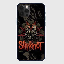 Чехол для iPhone 12 Pro Slipknot dark satan, цвет: 3D-черный