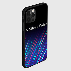 Чехол для iPhone 12 Pro A Silent Voice stream, цвет: 3D-черный — фото 2