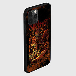 Чехол для iPhone 12 Pro Slipknot Dragon, цвет: 3D-черный — фото 2