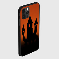 Чехол для iPhone 12 Pro Halloween - замок ведьм, цвет: 3D-черный — фото 2