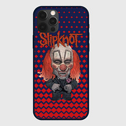 Чехол для iPhone 12 Pro Slipknot clown, цвет: 3D-черный