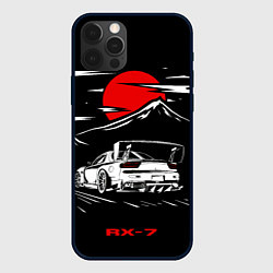 Чехол для iPhone 12 Pro Мазда RX - 7 JDM Style, цвет: 3D-черный