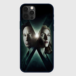 Чехол для iPhone 12 Pro X - Files, цвет: 3D-черный