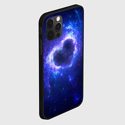 Чехол для iPhone 12 Pro Галактика любви - neon heart, цвет: 3D-черный — фото 2