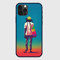 Чехол для iPhone 12 Pro Марли-прощай, цвет: 3D-черный