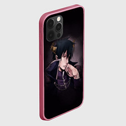 Чехол для iPhone 12 Pro The Devil Is a Part-Timer, цвет: 3D-малиновый — фото 2