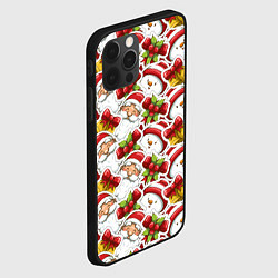 Чехол для iPhone 12 Pro Новогодний праздник, цвет: 3D-черный — фото 2