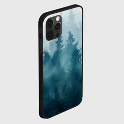 Чехол для iPhone 12 Pro Лес градиент, цвет: 3D-черный — фото 2
