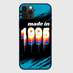 Чехол для iPhone 12 Pro Made in 1995: liquid art, цвет: 3D-черный