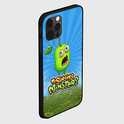 Чехол для iPhone 12 Pro My Singin Monsters - Зерномех, цвет: 3D-черный — фото 2