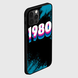 Чехол для iPhone 12 Pro Made in 1980: vintage art, цвет: 3D-черный — фото 2