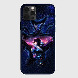 Чехол для iPhone 12 Pro One Punch Man Гароу Космос, цвет: 3D-черный