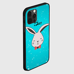Чехол для iPhone 12 Pro Кролик 2023 новый год, цвет: 3D-черный — фото 2