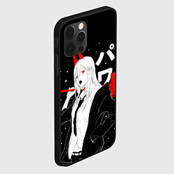 Чехол для iPhone 12 Pro Пауэр на черном фоне, цвет: 3D-черный — фото 2