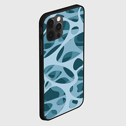 Чехол для iPhone 12 Pro Снежные лабиринты, цвет: 3D-черный — фото 2
