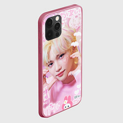 Чехол для iPhone 12 Pro Felix anime, цвет: 3D-малиновый — фото 2