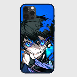 Чехол для iPhone 12 Pro Ёити Исаги art, цвет: 3D-черный