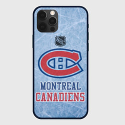Чехол для iPhone 12 Pro Montreal Canadiens - NHL, цвет: 3D-черный