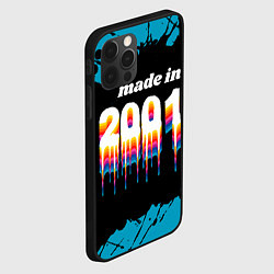 Чехол для iPhone 12 Pro Made in 2001: liquid art, цвет: 3D-черный — фото 2