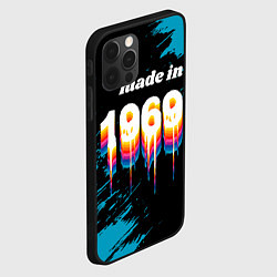 Чехол для iPhone 12 Pro Made in 1969: liquid art, цвет: 3D-черный — фото 2