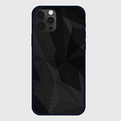 Чехол для iPhone 12 Pro Черный матовый, цвет: 3D-черный