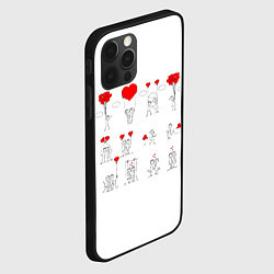 Чехол для iPhone 12 Pro Valentain Day, цвет: 3D-черный — фото 2