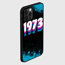 Чехол для iPhone 12 Pro Made in 1973: vintage art, цвет: 3D-черный — фото 2