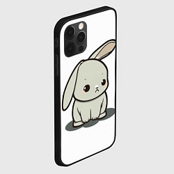 Чехол для iPhone 12 Pro Грустный зайчик, цвет: 3D-черный — фото 2