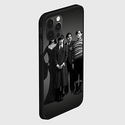 Чехол для iPhone 12 Pro Аддамс, семейный портрет, цвет: 3D-черный — фото 2