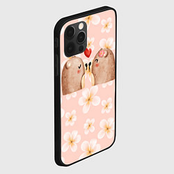Чехол для iPhone 12 Pro Поцелуй мишек, цвет: 3D-черный — фото 2