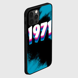 Чехол для iPhone 12 Pro Made in 1971: vintage art, цвет: 3D-черный — фото 2