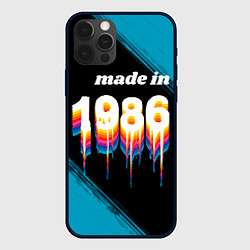 Чехол iPhone 12 Pro Made in 1986: liquid art