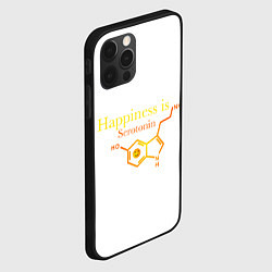 Чехол для iPhone 12 Pro Счастье серотонин, цвет: 3D-черный — фото 2