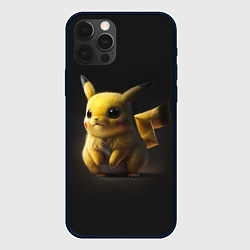 Чехол для iPhone 12 Pro Pika, цвет: 3D-черный
