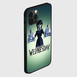 Чехол для iPhone 12 Pro Уэнсдэй с пираньями, цвет: 3D-черный — фото 2