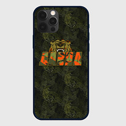 Чехол для iPhone 12 Pro Давид камуфляж, цвет: 3D-черный