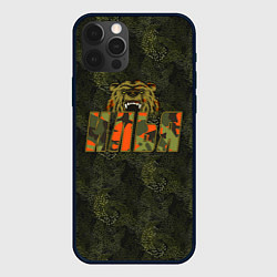 Чехол для iPhone 12 Pro Илья камуфляж, цвет: 3D-черный