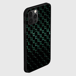 Чехол для iPhone 12 Pro Абстрактная сетка из игры, цвет: 3D-черный — фото 2