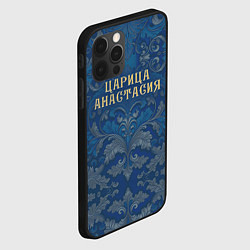 Чехол для iPhone 12 Pro Царица Анастасия, цвет: 3D-черный — фото 2