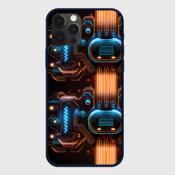 Чехол для iPhone 12 Pro Силовой электрический доспех, цвет: 3D-черный