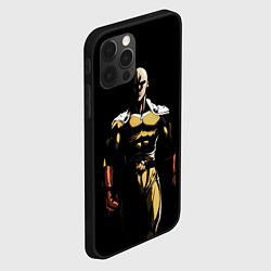 Чехол для iPhone 12 Pro Накаченный Сайтама, цвет: 3D-черный — фото 2