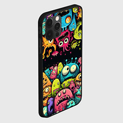 Чехол для iPhone 12 Pro Монстры перевертыши, цвет: 3D-черный — фото 2