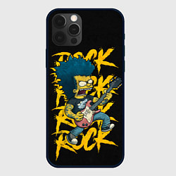 Чехол для iPhone 12 Pro Rock Simpson, цвет: 3D-черный