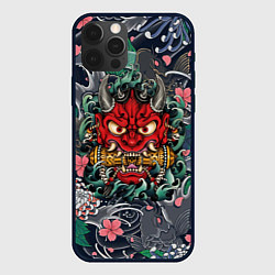 Чехол для iPhone 12 Pro Irazumi devil и волны, цвет: 3D-черный