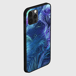 Чехол для iPhone 12 Pro Водяные волокна, цвет: 3D-черный — фото 2