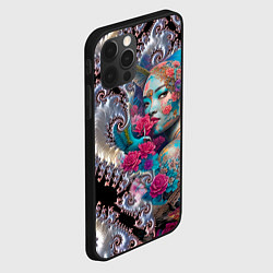 Чехол для iPhone 12 Pro Japanese beauty - irezumi, цвет: 3D-черный — фото 2