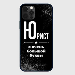 Чехол для iPhone 12 Pro Юрист: с очень большой буквы, цвет: 3D-черный