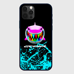 Чехол для iPhone 12 Pro 6Ix9ine голубые брызги, цвет: 3D-черный